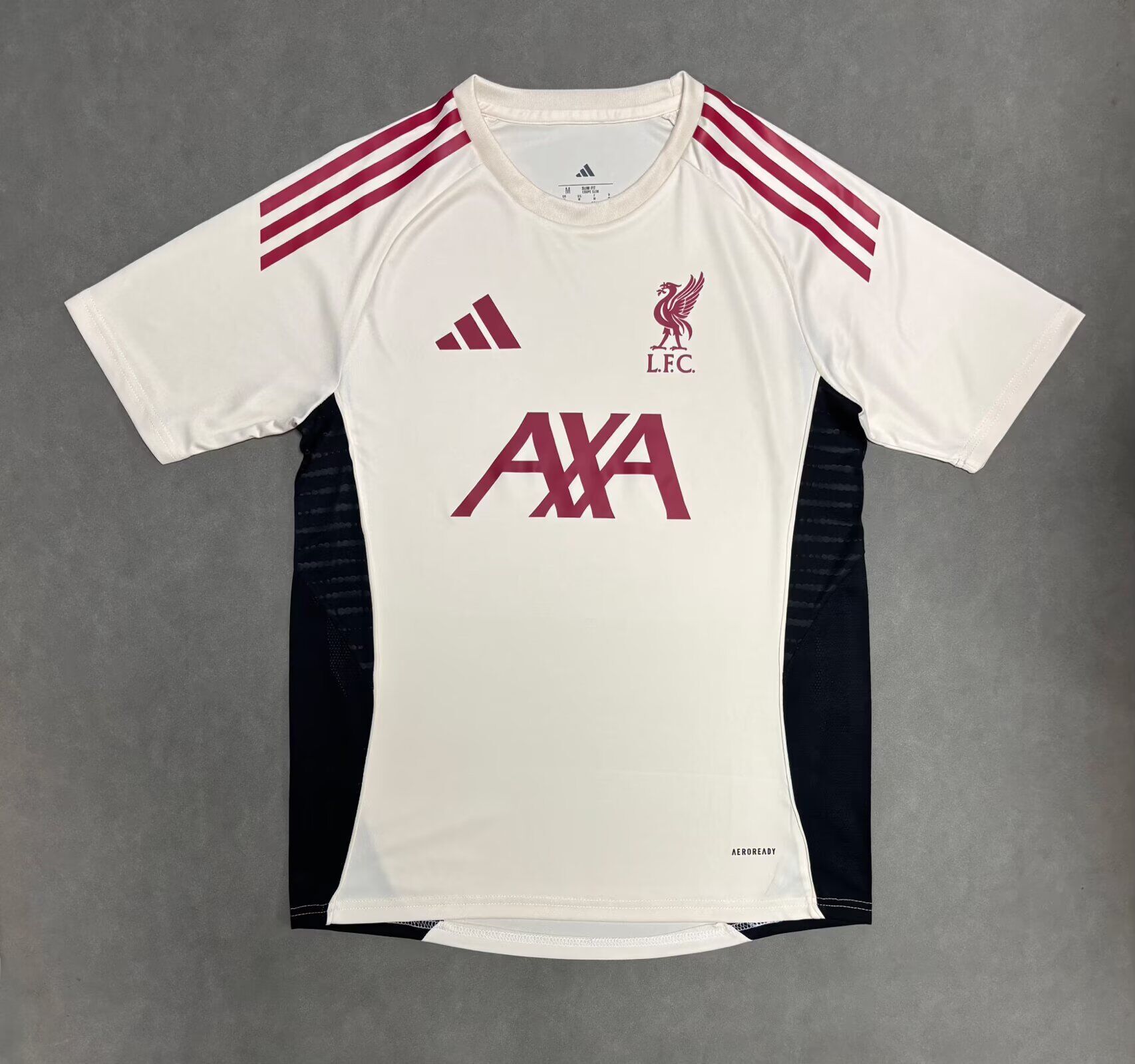 AAA Quality Liverpool 25/26 Training White/Black Jersey